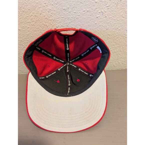 47 Brand MLB LA Angels Red Hat Fitted Cap Baseball Game Day Genuine Merchandise - Picture 7 of 13